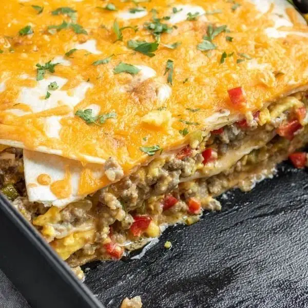 Breakfast Burrito Casserole