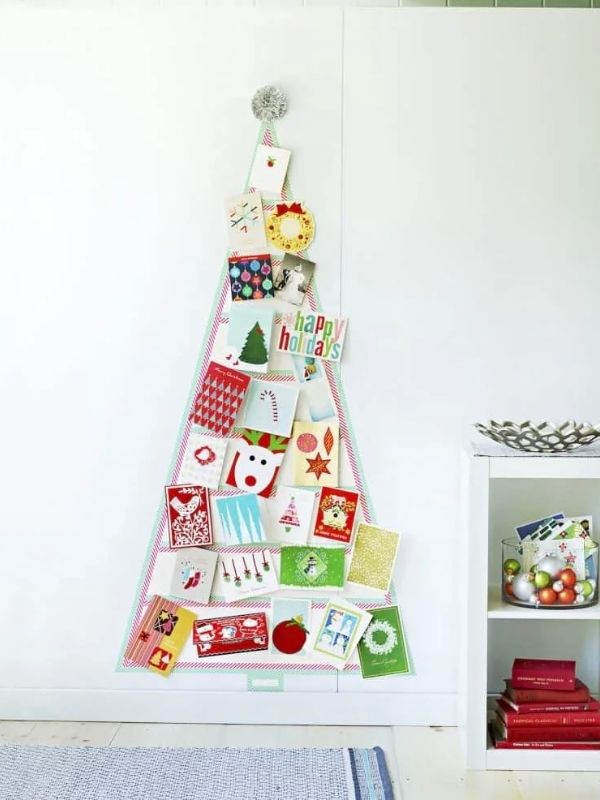 DIY Christmas Card Tree