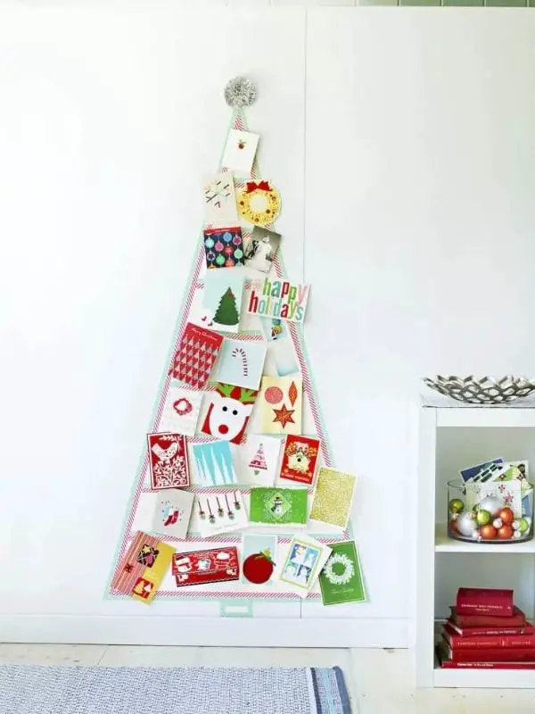 DIY Christmas Card Tree