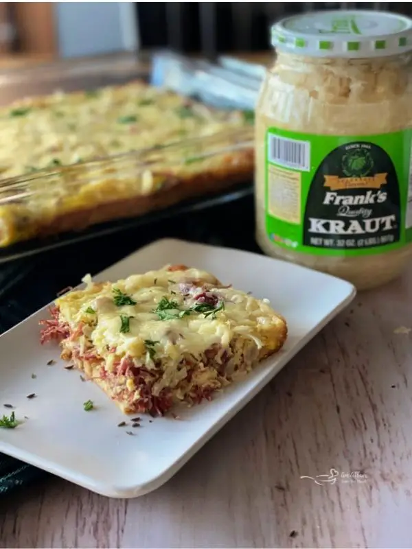 Reuben Breakfast Casserole with Crescent Rolls