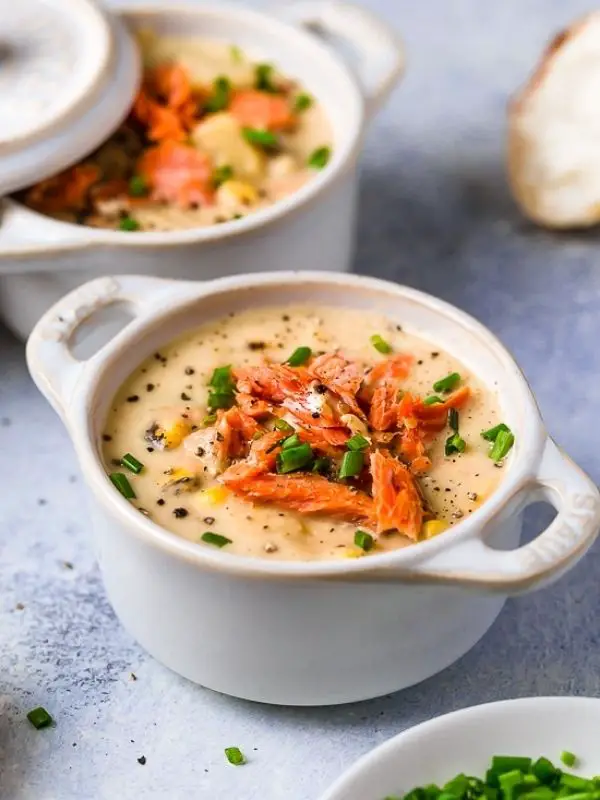 Seattle Smoked Salmon Chowder