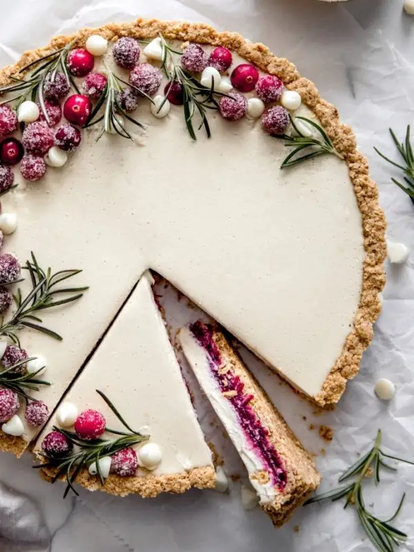 White Chocolate Cranberry Tart