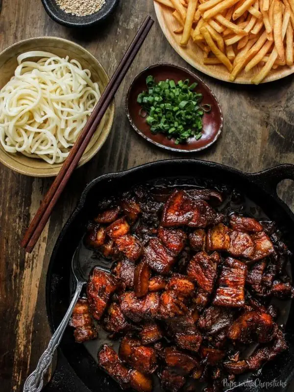 Beer Braised Pork Belly