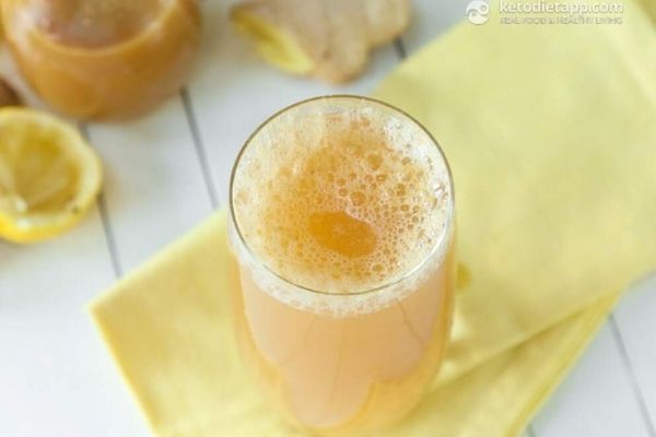 Homemade Sugar-Free Ginger Beer