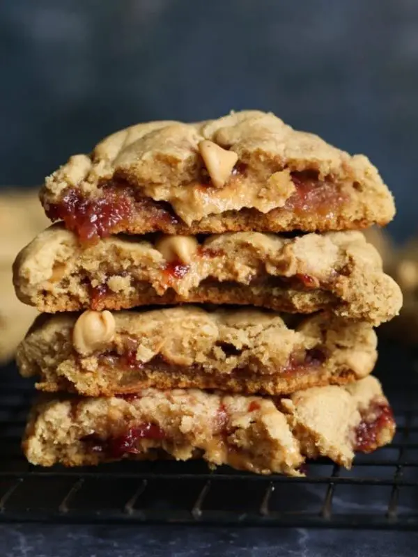 Peanut Butter and Jelly Cookies