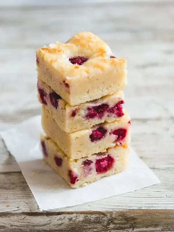 Raspberry White Chocolate Brownies