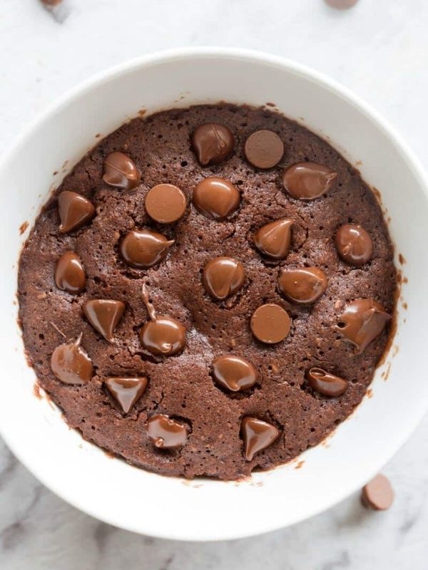 100 Calorie Chocolate Mug Cake