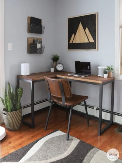 15 Best DIY Desk Ideas That Are Easy and Affordable - Porculine