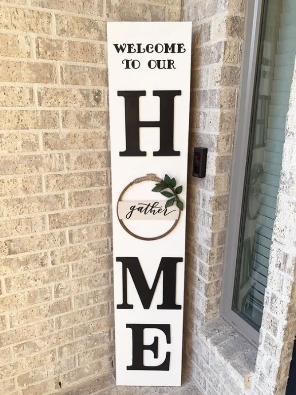 DIY Front Porch Sign