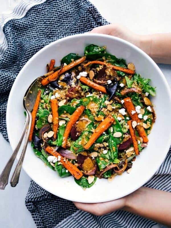 Roasted Beet, Quinoa, and Carrot Salad