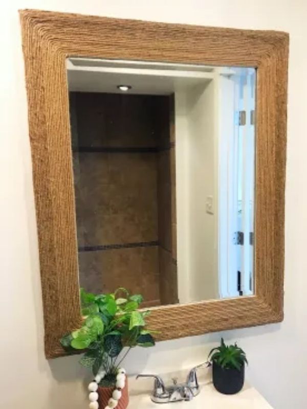 DIY Boho Modern Mirror