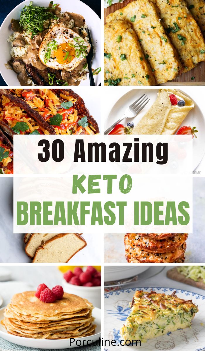 30 Keto Breakfast Ideas You Can Easily Try This Morning - Porculine