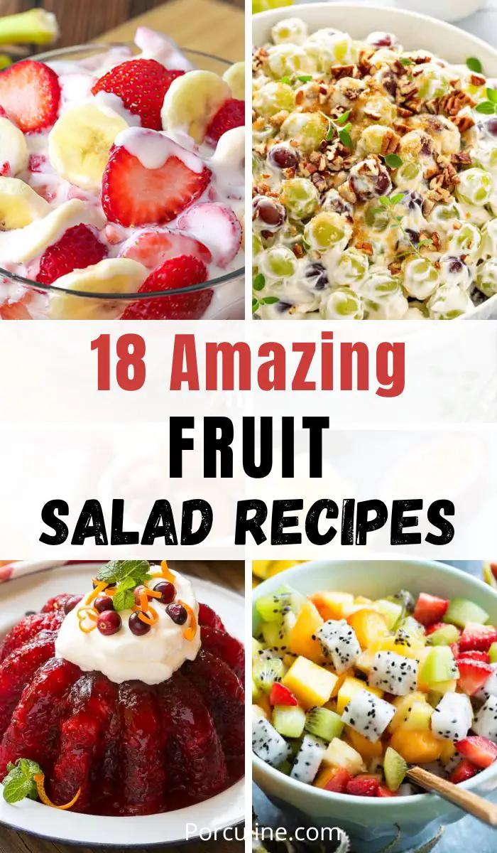 18 Easy Fruit Salad Recipes That Are Insanely Tasty - Porculine