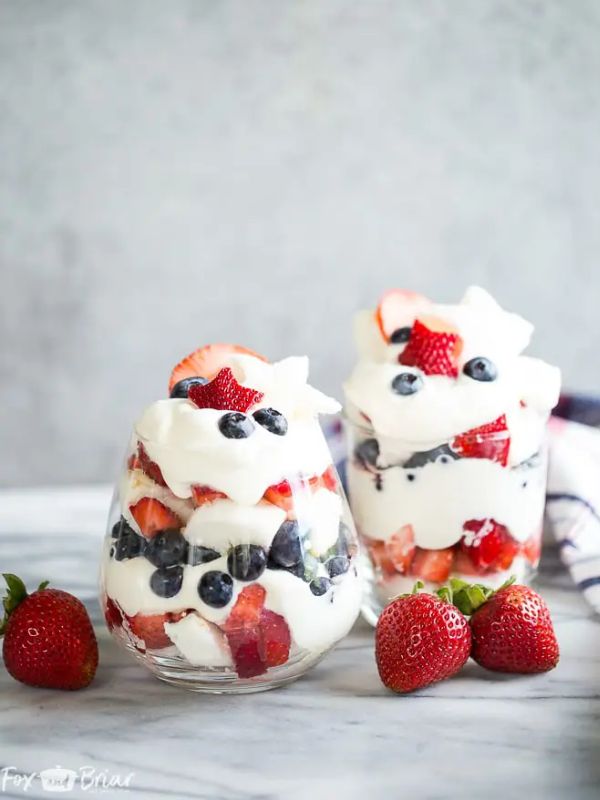 Red, White, and Blue Trifles