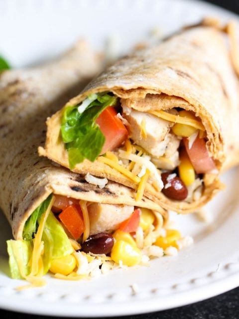 24 Healthy Chicken Wrap Recipes for Simple and Filling Meals - Porculine
