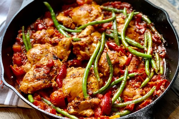 Spring Chicken and Green Bean Skillet
