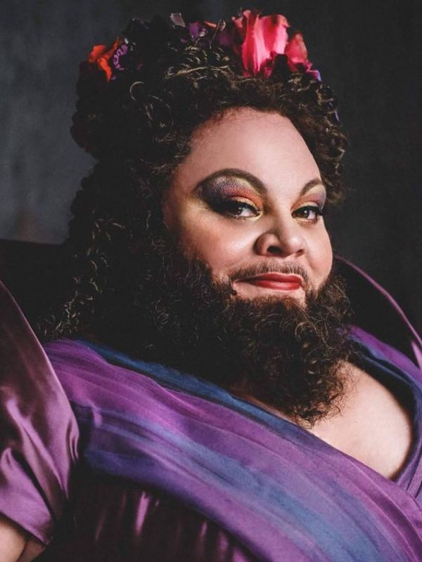 The Bearded Lady from The Greatest Showman