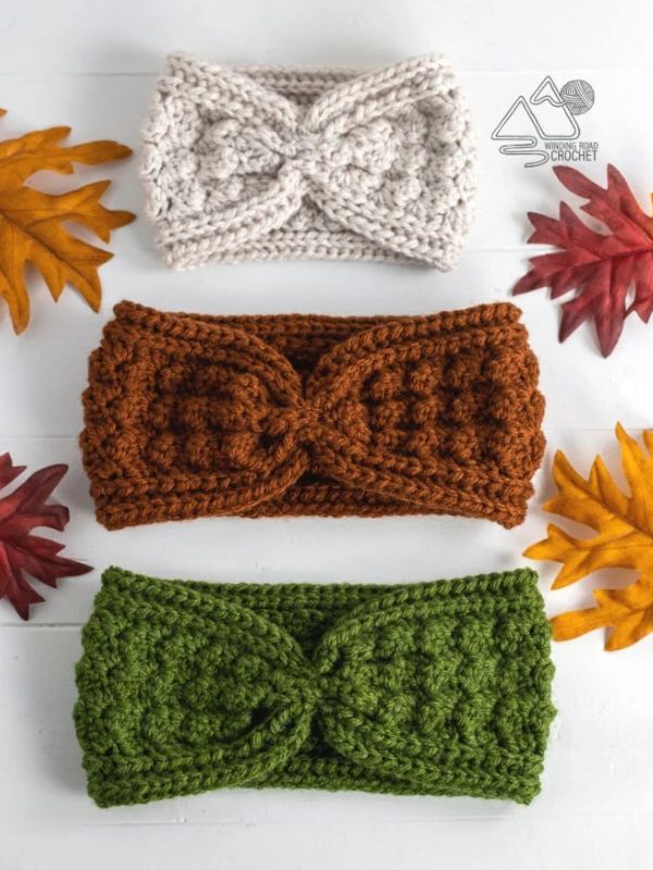Crochet Cinched Ear Warmer