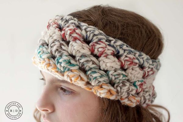 Free Puff Crochet Headband Pattern