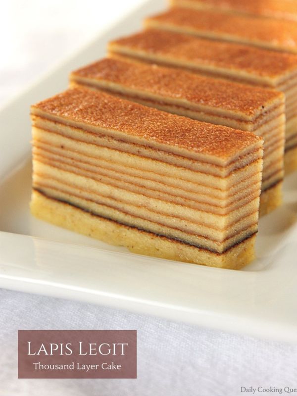 Lapis Legit (Thousand Layers Cake)