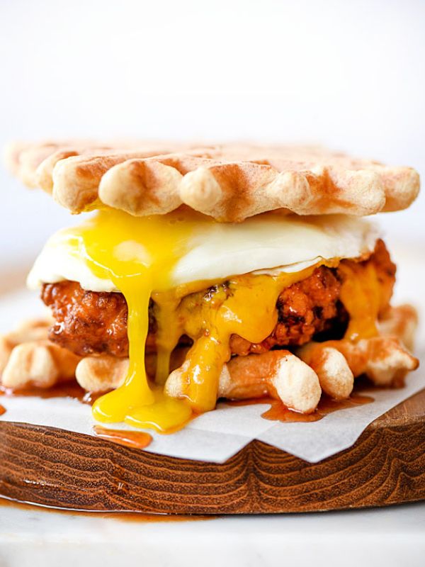 Chicken and Waffles Sliders