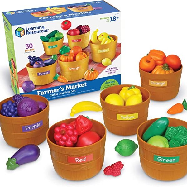 Farmer’s Market Color Sorting Set Toys for Kids