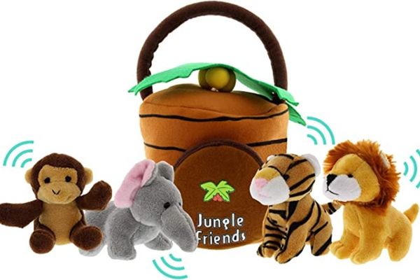 Jungle Animals Talking Plush Baby Toy