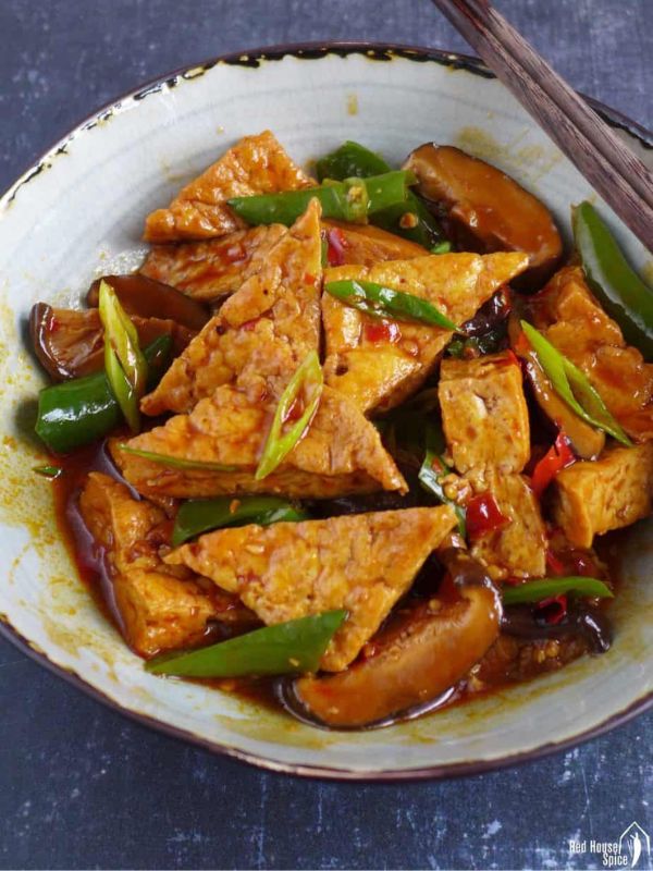 Braised Tofu Sichuan Style