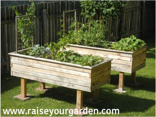 DIY Raised Bed from Pallets