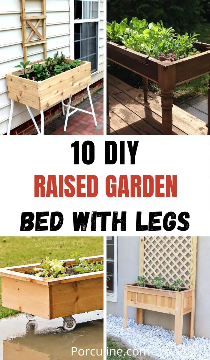 Weekend Project Alert! How To Build A Raised Garden Bed With Legs - yxhrv41