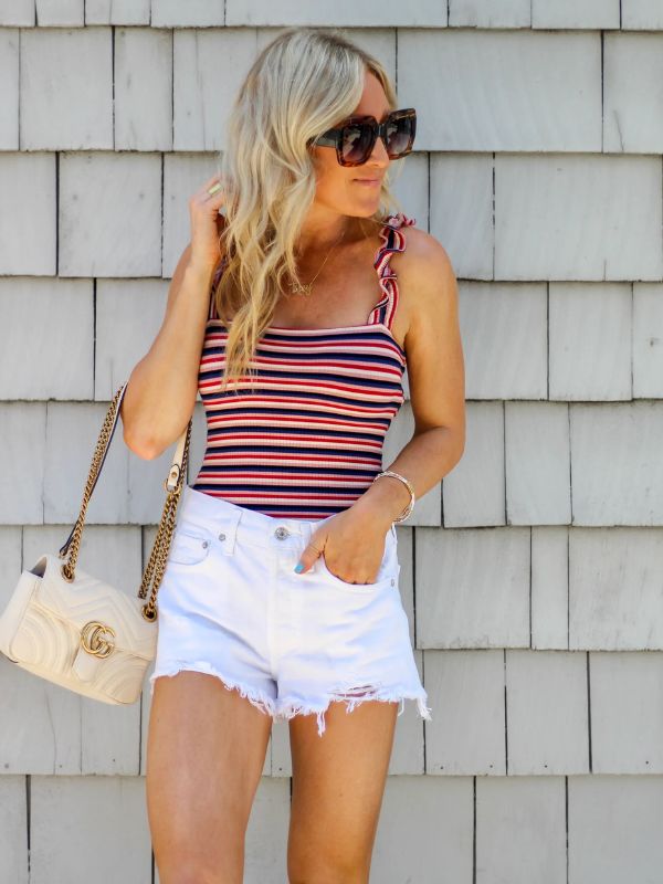 Casual Day Time Outfit for the 4th of July