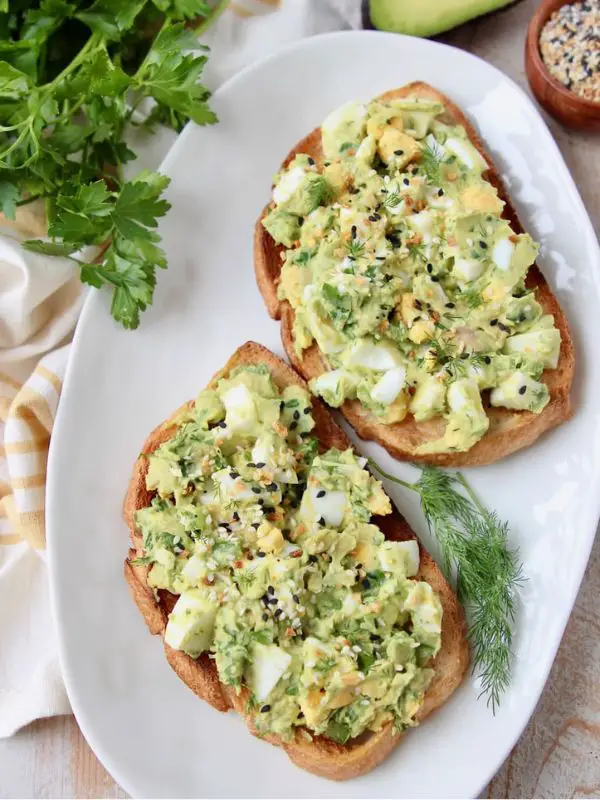 Avocado Egg Salad Toast