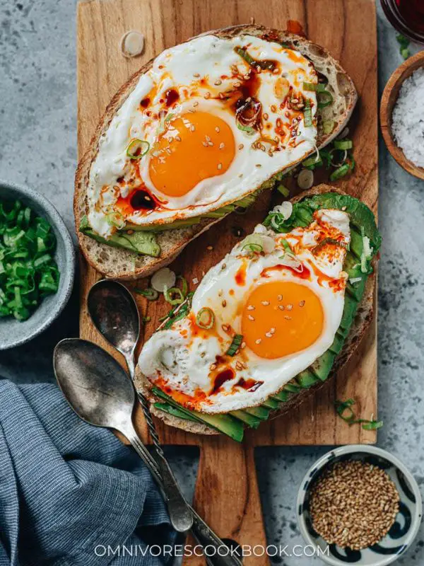 Chinese Style Avocado Toast