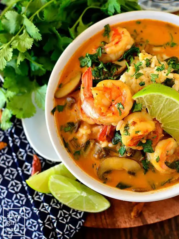 Thai Coconut Shrimp Soup